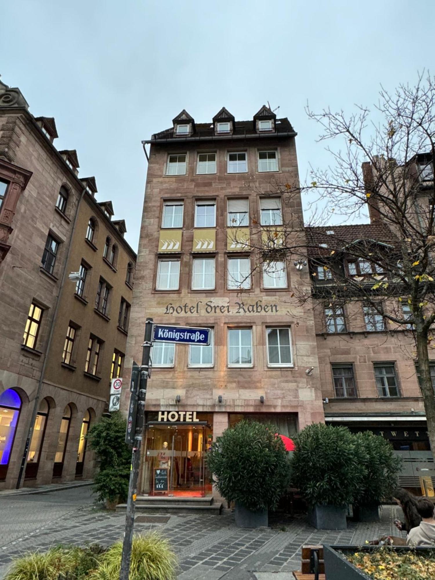 נירנברג Hotel Drei Raben מראה חיצוני תמונה